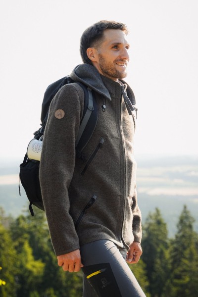 Wool Essentials Active Wear Jacke (Mittelbraun)