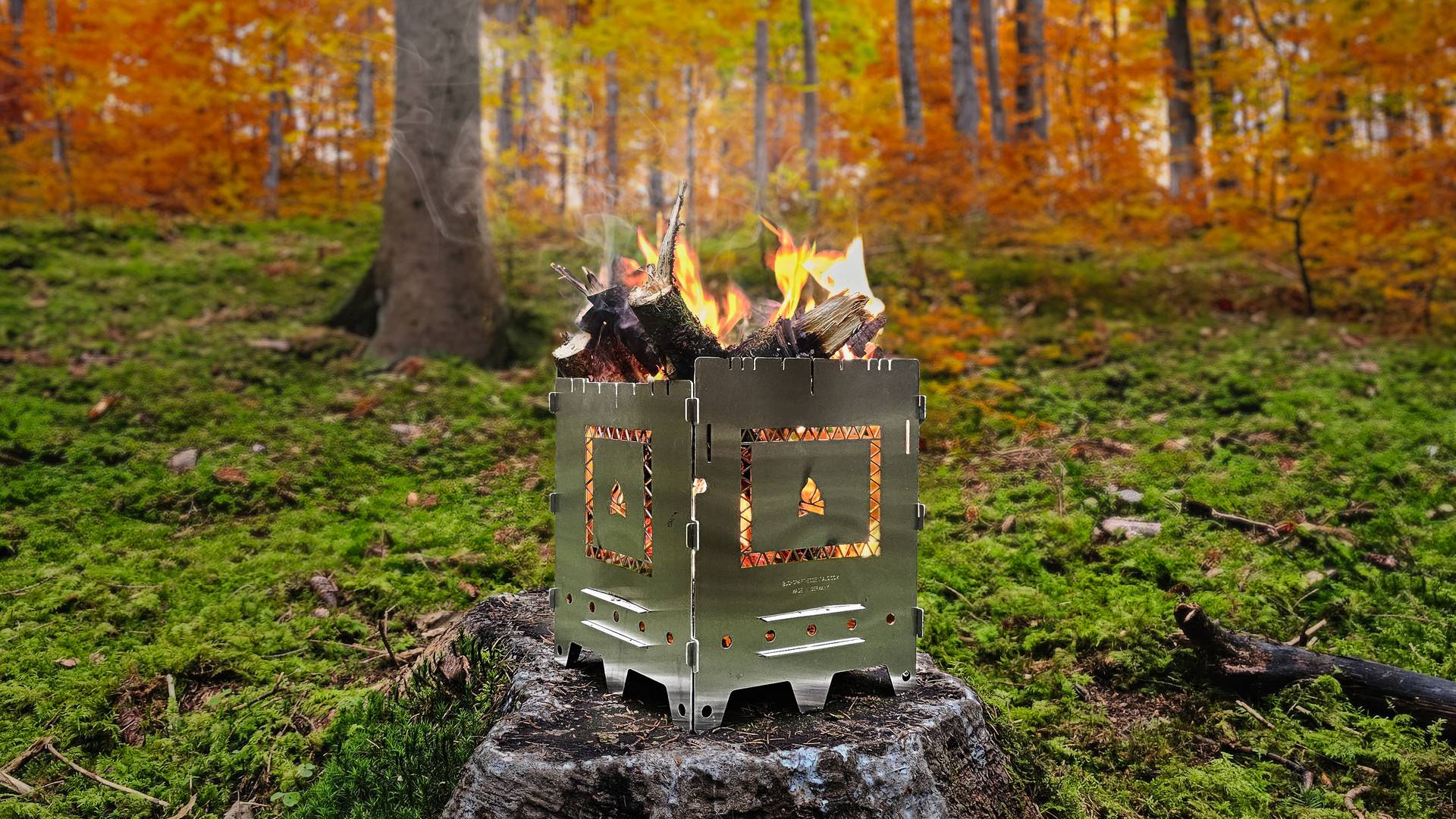 Bushbox XXL Campfire campfire and cooking on a grand scale