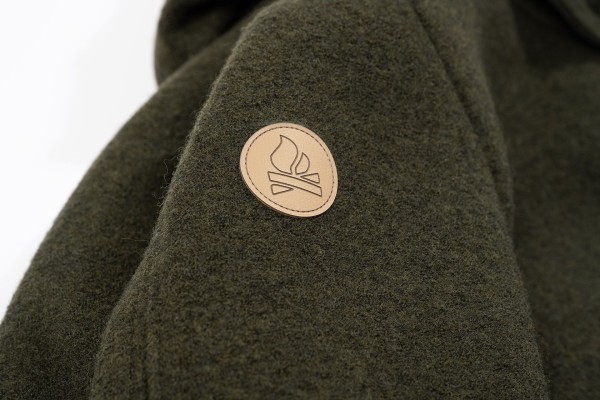 Wool Essentials Active Wear Jacket (Olive Green)