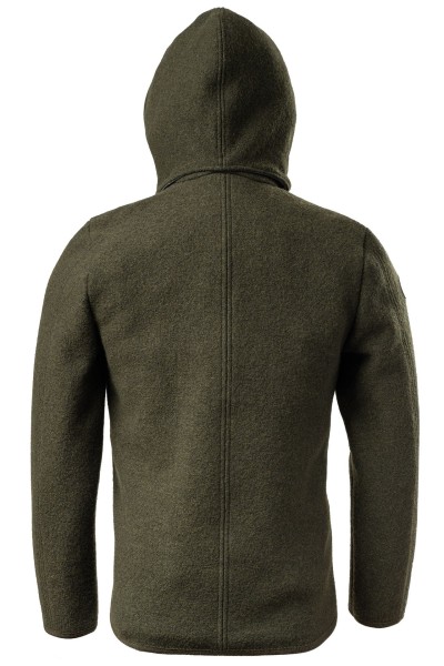 Wool Essentials Active Wear Jacket (Olive Green)