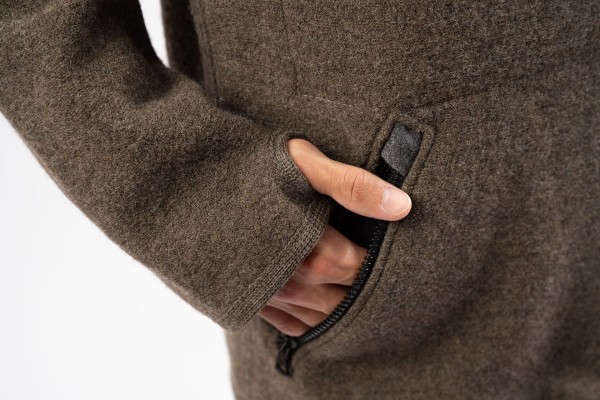 Wool Essentials Active Wear Jacke (Mittelbraun)