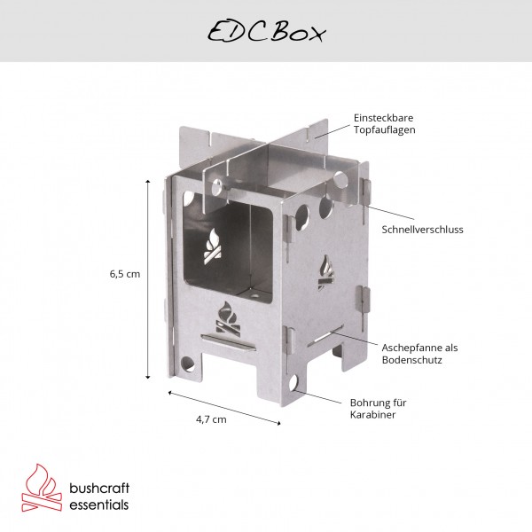 EDCBox Micro Stove Titanium