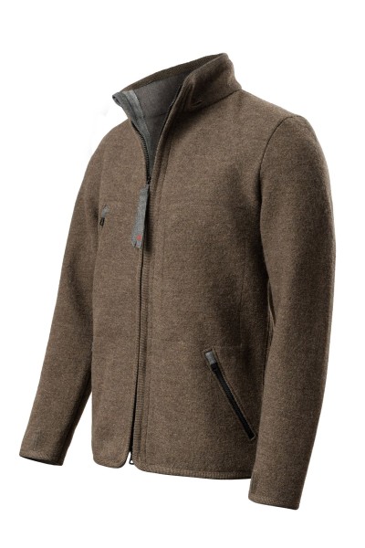 Wool Essentials Active Wear Jacke (Mittelbraun)