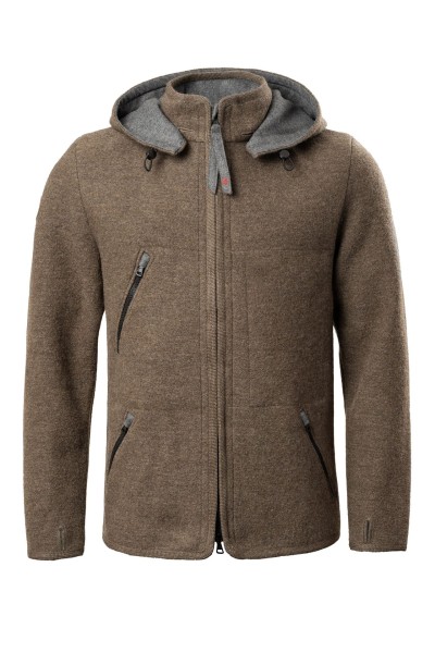 Wool Essentials Active Wear Jacke (Mittelbraun)