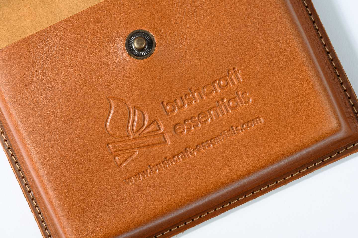 Bushcraft Essentials Leather Pouch Bushbox LF, fodero in pelle per il  Bushbox LF