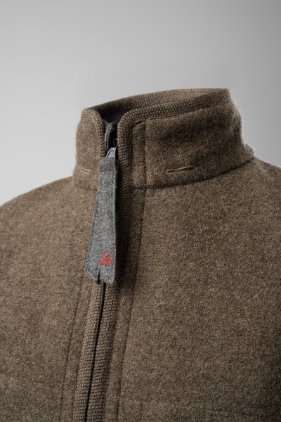 Wool Essentials Active Wear Jacke (Mittelbraun)